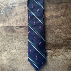 NEW Vineyard Vines Christmas Tie flamingo